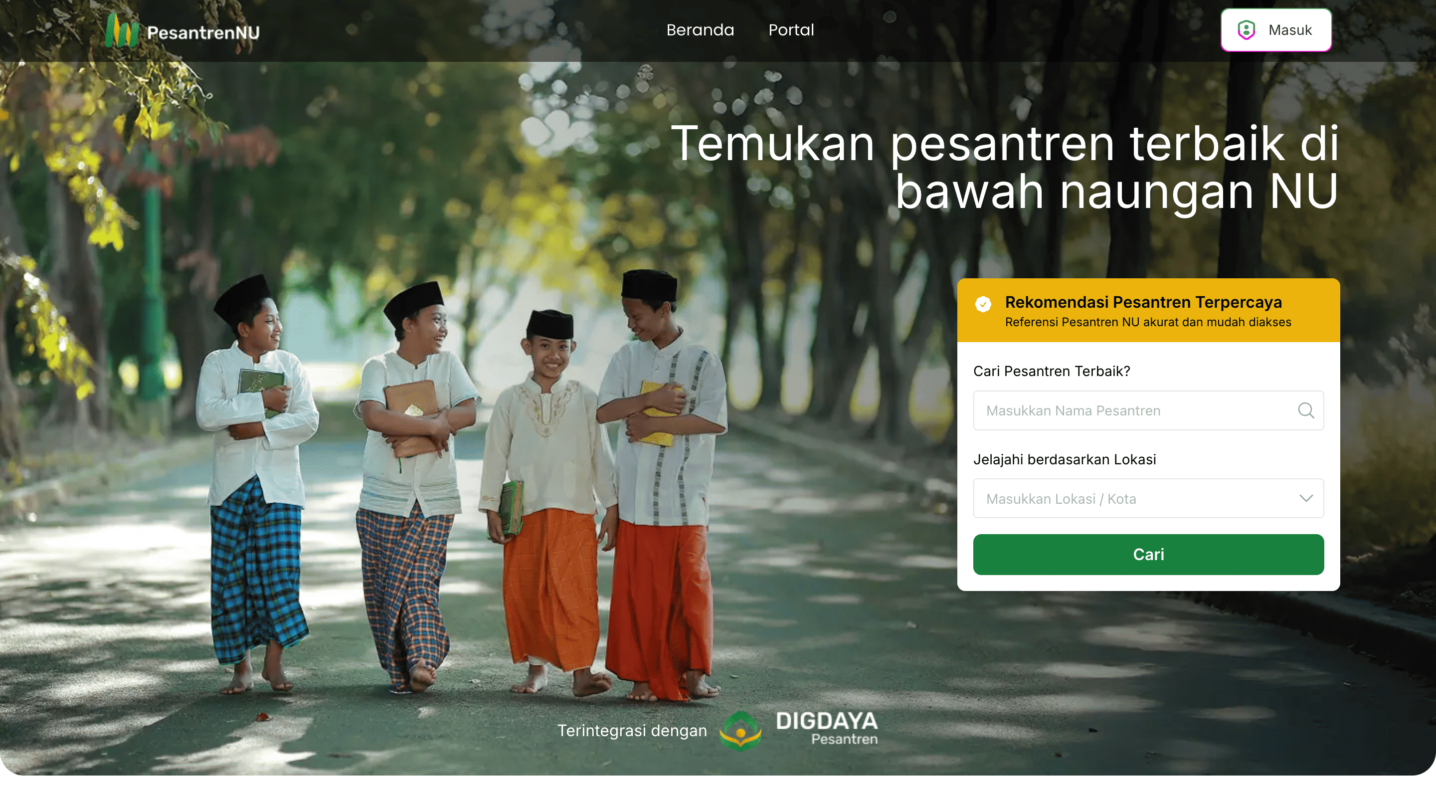 Untuk Pertama Kalinya, Ribuan Pesantren NU Bisa Ditemukan Siapa Saja